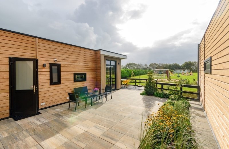 Haantjes Vakantiepark Duinlodge terras