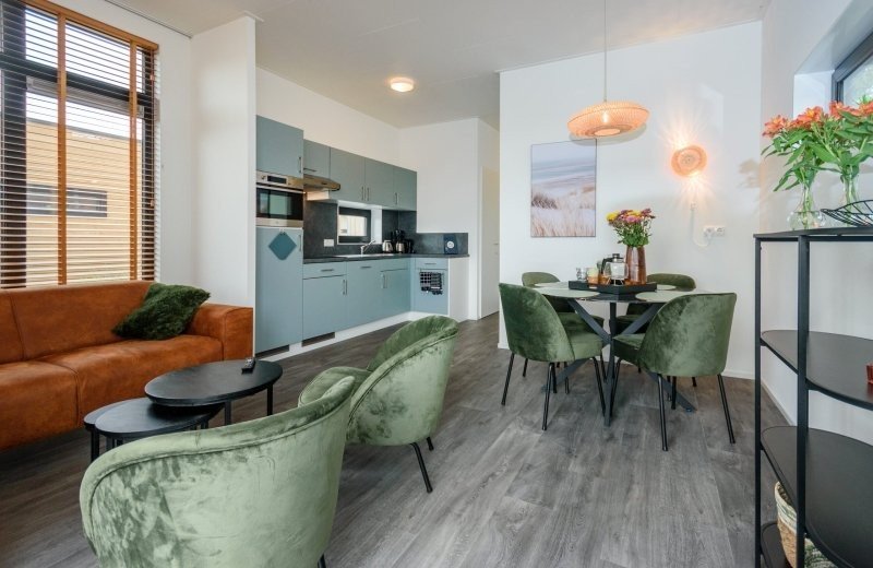 Haantjes Vakantiepark Duinlodge woonkamer keuken