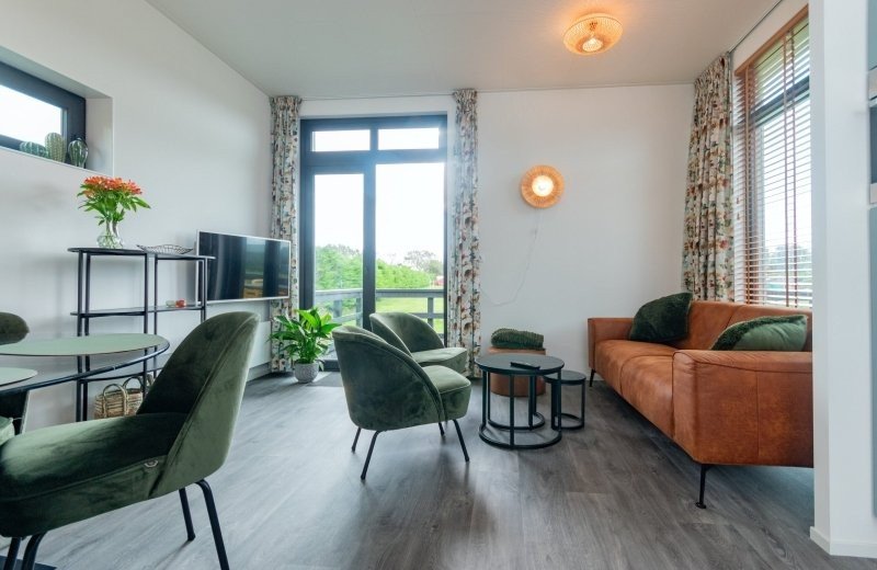 Haantjes Vakantiepark Duinlodge woonkamer