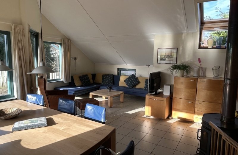 Haantjes Vakantiepark Schylger Plakken Griltjeplak eettafel woonkamer