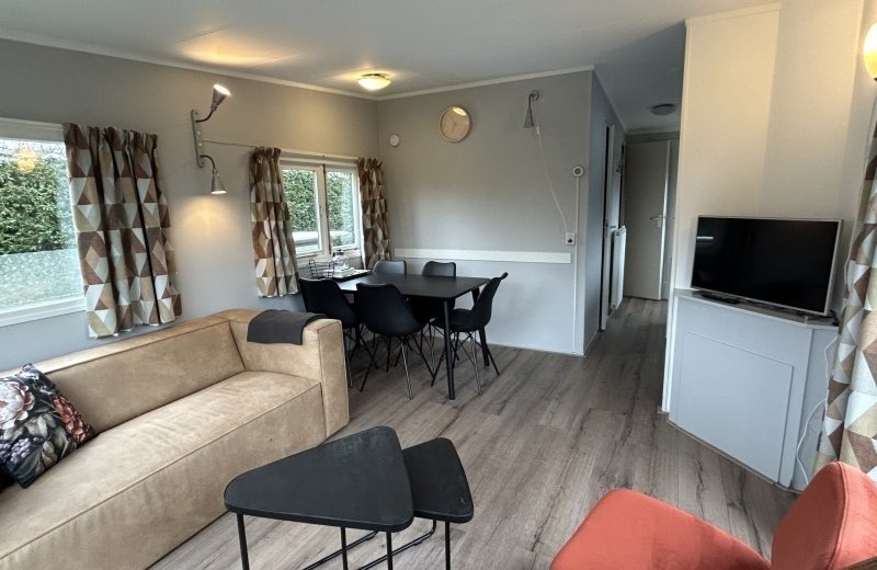 Haantjes vakantiepark terschelling budget bungalow paal 1woonkamer1