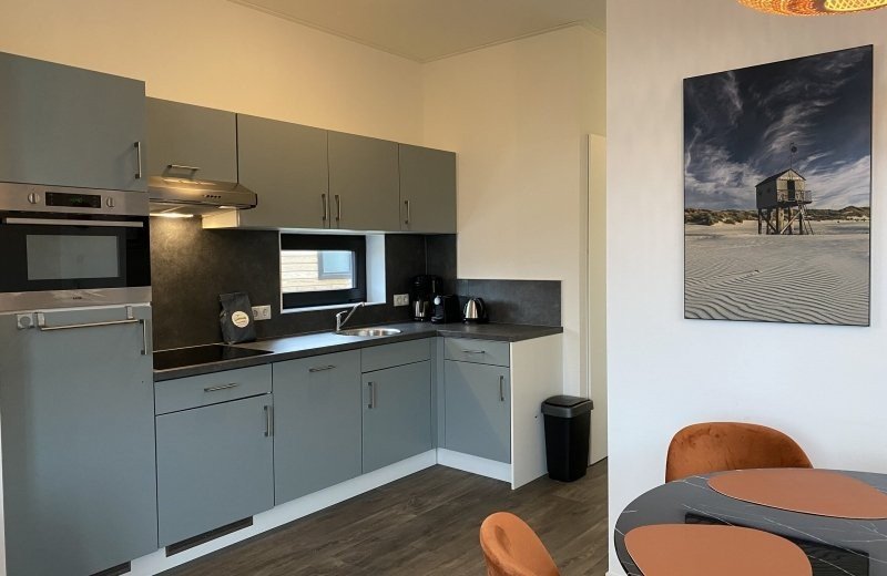 Haantjes vakantiepark Terschelling duinlodge Witteduin Parapluduin keuken