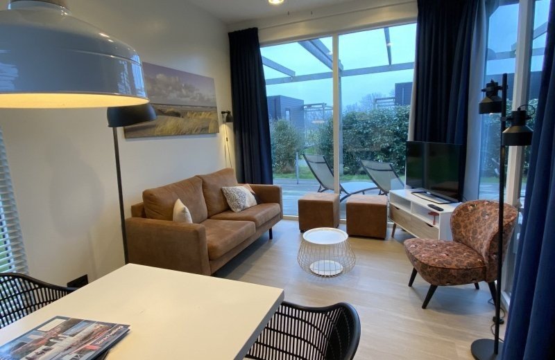 Haantjes vakantiepark wadplaten grienderwaard woonkamer